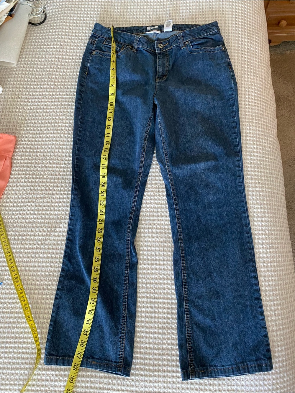 liz & co. Dark Wash Straight-Leg Women's Jeans